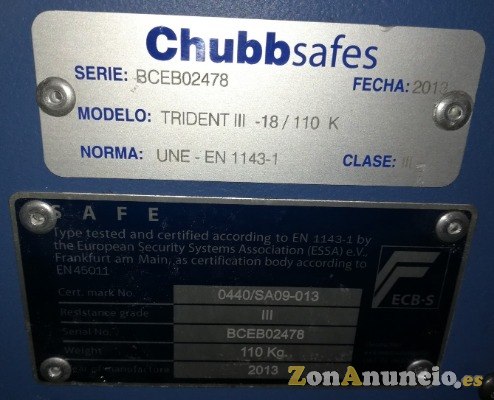 caja fuerte tridentiii